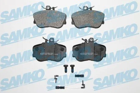 Гальмівні колодки, дискове гальмо (набір) SAMKO 5SP492A
