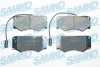 Гальмівні колодки, дискове гальмо (набір) SAMKO 5SP499 (фото 1)
