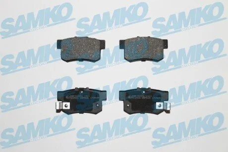 Гальмівні колодки, дискове гальмо (набір) SAMKO 5SP508