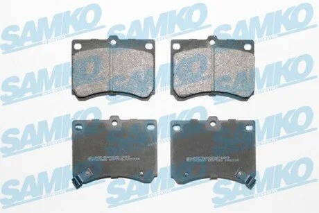 Гальмівні колодки, дискове гальмо (набір) SAMKO 5SP510