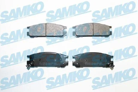 Гальмівні колодки, дискове гальмо (набір) SAMKO 5SP517