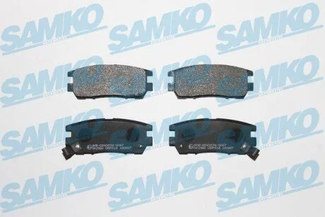 Гальмівні колодки, дискове гальмо (набір) SAMKO 5SP518