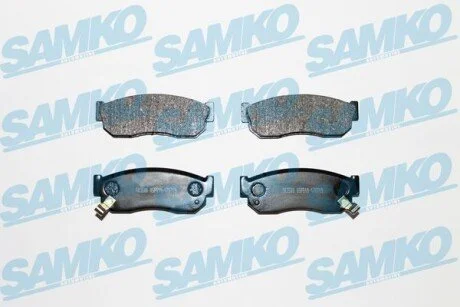Гальмівні колодки, дискове гальмо (набір) SAMKO 5SP519 (фото 1)