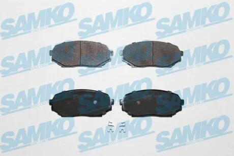 Гальмівні колодки, дискове гальмо (набір) SAMKO 5SP525