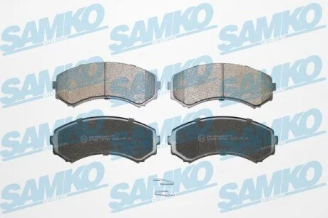 Гальмівні колодки, дискове гальмо (набір) SAMKO 5SP569