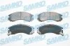Гальмівні колодки, дискове гальмо (набір) SAMKO 5SP578 (фото 1)
