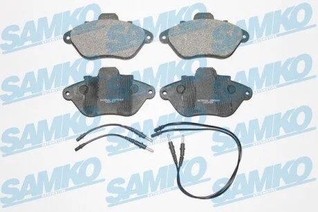 Гальмівні колодки, дискове гальмо (набір) SAMKO 5SP583