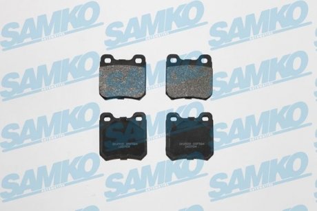 Гальмівні колодки, дискове гальмо (набір) SAMKO 5SP584