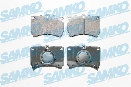 Гальмівні колодки, дискове гальмо (набір) SAMKO 5SP587