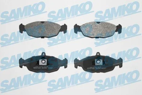 Гальмівні колодки, дискове гальмо (набір) SAMKO 5SP599
