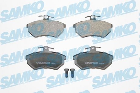 Гальмівні колодки, дискове гальмо (набір) SAMKO 5SP600 (фото 1)