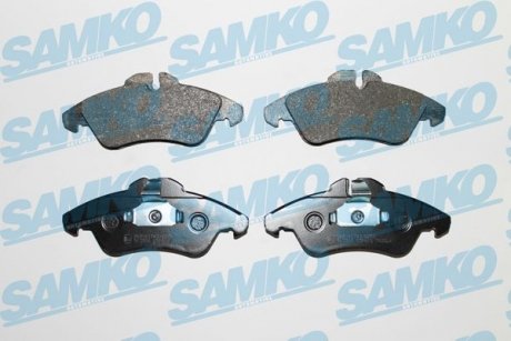 Гальмівні колодки, дискове гальмо (набір) SAMKO 5SP608 (фото 1)