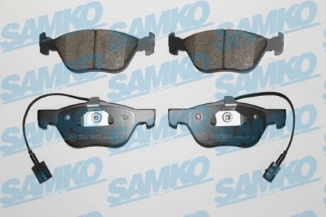 Комплект гальмівних колодок дискові FIAT/LANCIA SAMKO 5SP614