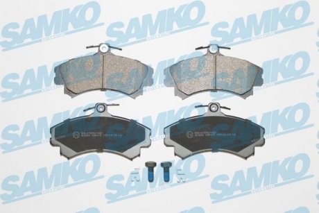 Гальмівні колодки, дискове гальмо (набір) SAMKO 5SP615 (фото 1)