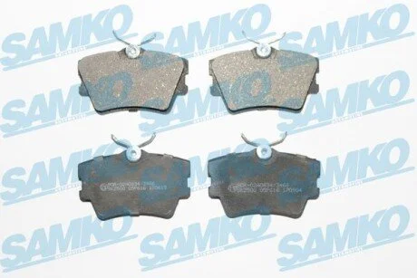 Гальмівні колодки, дискове гальмо (набір) SAMKO 5SP616