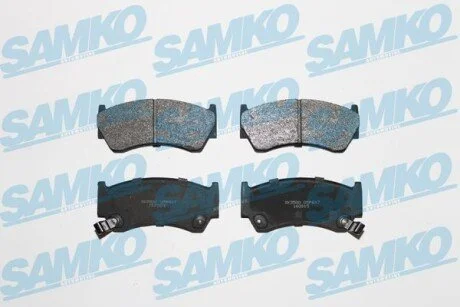 Гальмівні колодки, дискове гальмо (набір) SAMKO 5SP617