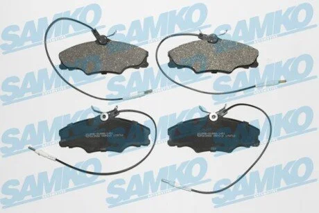 Гальмівні колодки, дискове гальмо (набір) SAMKO 5SP619