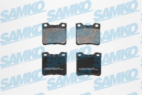 Гальмівні колодки, дискове гальмо (набір) SAMKO 5SP622