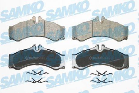 Гальмівні колодки, дискове гальмо (набір) SAMKO 5SP633