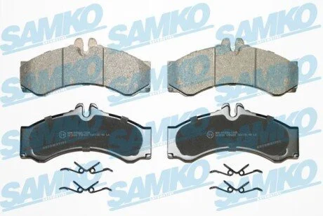 Гальмівні колодки, дискове гальмо (набір) SAMKO 5SP633