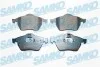 Гальмівні колодки, дискове гальмо (набір) SAMKO 5SP635 (фото 1)
