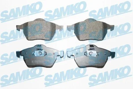 Гальмівні колодки, дискове гальмо (набір) SAMKO 5SP635