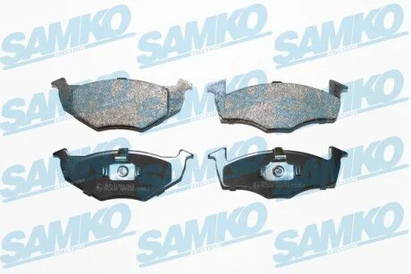 Гальмівні колодки, дискове гальмо (набір) SAMKO 5SP638