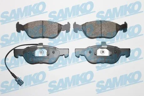 Гальмівні колодки, дискове гальмо (набір) SAMKO 5SP646