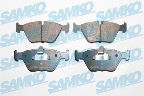 Гальмівні колодки, дискове гальмо (набір) SAMKO 5SP649