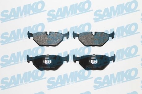 Гальмівні колодки, дискове гальмо (набір) SAMKO 5SP650 (фото 1)