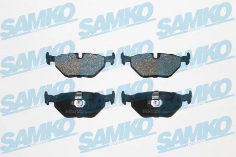 Гальмівні колодки, дискове гальмо (набір) SAMKO 5SP650