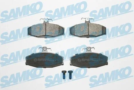 Гальмівні колодки, дискове гальмо (набір) SAMKO 5SP651