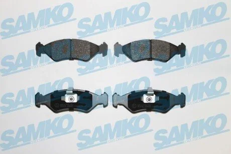 Гальмівні колодки, дискове гальмо (набір) SAMKO 5SP655