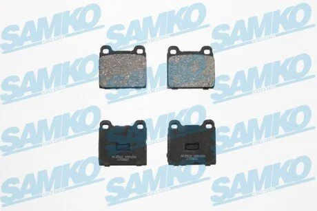 Гальмівні колодки, дискове гальмо (набір) SAMKO 5SP659