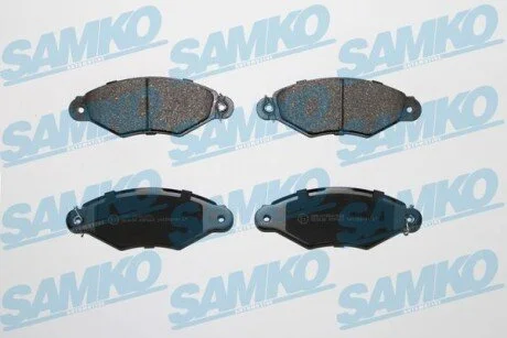 Гальмівні колодки, дискове гальмо (набір) SAMKO 5SP662