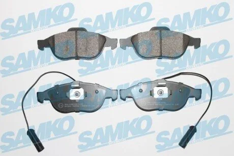 Гальмівні колодки, дискове гальмо (набір) SAMKO 5SP664