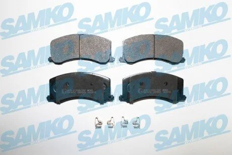 Гальмівні колодки, дискове гальмо (набір) SAMKO 5SP665