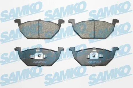 Гальмівні колодки, дискове гальмо (набір) SAMKO 5SP668
