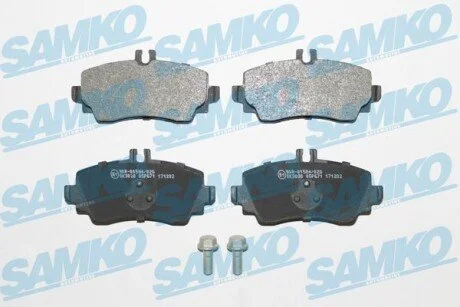 Гальмівні колодки, дискове гальмо (набір) SAMKO 5SP671