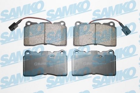Гальмівні колодки, дискове гальмо (набір) SAMKO 5SP674 (фото 1)