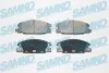 Гальмівні колодки, дискове гальмо (набір) SAMKO 5SP685 (фото 1)