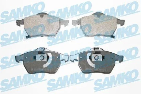 Гальмівні колодки, дискове гальмо (набір) SAMKO 5SP689
