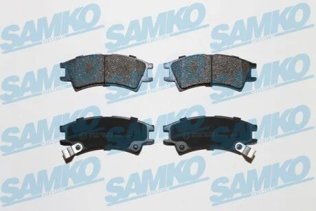 Гальмівні колодки, дискове гальмо (набір) SAMKO 5SP695