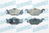 Гальмівні колодки, дискове гальмо (набір) SAMKO 5SP698 (фото 1)