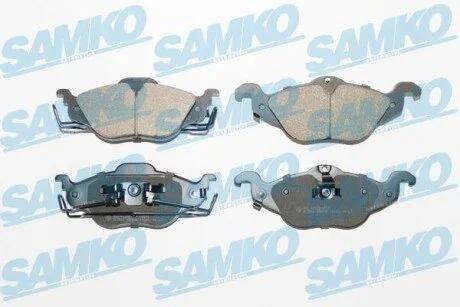 Гальмівні колодки, дискове гальмо (набір) SAMKO 5SP698