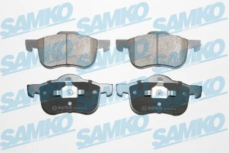 Гальмівні колодки, дискове гальмо (набір) SAMKO 5SP704