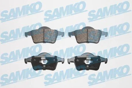 Гальмівні колодки, дискове гальмо (набір) SAMKO 5SP705