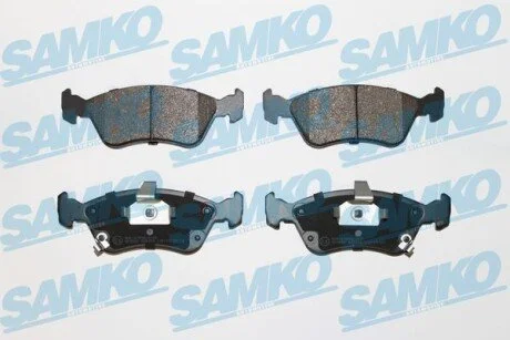 Гальмівні колодки, дискове гальмо (набір) SAMKO 5SP709