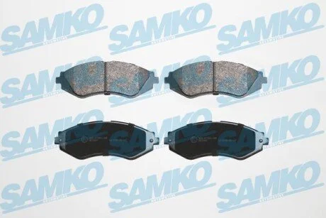 Гальмівні колодки, дискове гальмо (набір) SAMKO 5SP710