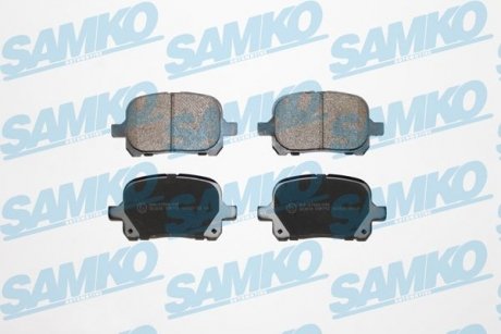 Гальмівні колодки, дискове гальмо (набір) SAMKO 5SP712